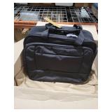 KROSER Rolling Laptop Bag for Men Women, Rolling Laptop Wheeled Briefcase for Business Fits Up to 17.3 Inch Laptop, Water-Repellent Wheeled Computer Bag Roller Case with RFID Pockets for Travel