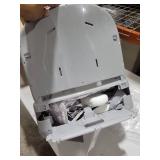 4 in 1 Portable Baby Highchair Convertible Highchair for Babies and Toddlers - Foldable Carry Small Box, High Chair, Infant Booster Seat, Dining Chair, Easy to Carry and Store (Grey
