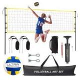 Volleyball Net Outdoor - Includes 32x3 Feet Regulation Size Net - Volleyball Net for Backyard, Beach, or Pool