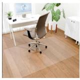 Office Chair Mat for Hardwood Floors, Easy Glide Office Mats for Rolling Chairs, Clear Rolling Chair Mat for Hardwood 48\" x 60\"