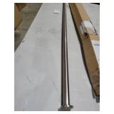 BRIOFOX Shower Curtain Rod 43-73 Inches, Never Rust and Non-Slip Spring Tension Rod for Bathroom, Polished 304 Stainless Steel