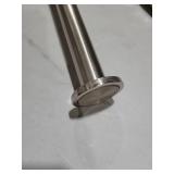 BRIOFOX Shower Curtain Rod 43-73 Inches, Never Rust and Non-Slip Spring Tension Rod for Bathroom, Polished 304 Stainless Steel