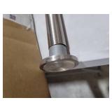 BRIOFOX Shower Curtain Rod 43-73 Inches, Never Rust and Non-Slip Spring Tension Rod for Bathroom, Polished 304 Stainless Steel