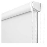 ( no hardware)NUTRO CHILL Roller Shades for Windows, Thermal Insulated Fabric Roller Window Blinds for Home, Hotel, Club, Restaurant, Office (49\" W x 68\" L, White)