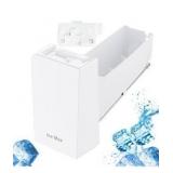 Upgraded DA97-20156B Ice Maker Replacement Compatible with Samsung Refrigerator DA97-20156A Ice Container, Ice Bucket Tray w/Latch Plate fit Model RF28HMEDBSR, RF27T5241SG, RF28R6301SG Ice Bin