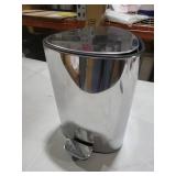 Joseph Joseph EasyStore Luxe Stainless Steel 5 Liter Pedal/1.3 Gallon Trash Can with Bin Liner Storage, Soft-Close Lid, Removable Inner Bucket, for Bathroom, Bedroom, Office