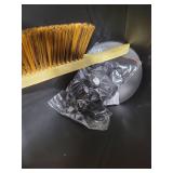 Poofzy Ash Bucket for Fireplace, 3.2 Gallon Metal Fireplace Ash Bucket for Wood Stove, Includes Shovel, Broom and Gloves Indoor & Outdoor