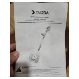 TAIRDA Rechargeable Snow Thrower,Cordless Electric Snow Blower,(tool only)