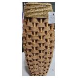 Rustic Tall Floor Vase - 24-inch Handcrafted