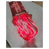 12pcs 35 Inch Inflatable Christmas Candy Cane for Christmas Decorations, Outdoor Holiday Decorations by QIFU powers on