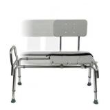 DMI Tub Transfer Bench and Shower Chair with Non Slip Aluminum Body,