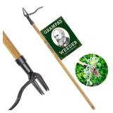 Grampa s Weeder - The Original Stand Up Weed Puller Tool With Long Handle - Made With 4-Claw Steel Head Design - Easily Remove Weeds Without Bending  Pulling  or Kneeling