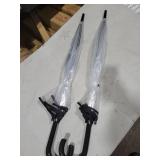 RONIARE Kids Clear Bubble Umbrellas for Rain Dome Windproof Umbrella for Kid Girls and Boys 2pcs.