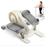 Sitting Under Desk Elliptical Machine, Leg Exerciser While Sitting for Seniors, Seated Pedal Exerciser, Quiet & Portable Pedal Exerciser with 8 Resistance Levels, Work from Home Fitness