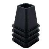 Simplify Bed Riser - Bed Lifters - Furniture Risers for Bed, Chairs, Tables - Black - Pack of 4-6 Inch Long