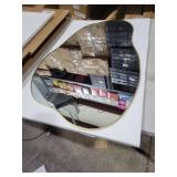 POZINO Gold Irregular Mirror, 30\"x20.5\" Cloud Shaped Mirrors, Unique Asymmetrical Wall Mirror, Modern Frameless Wall Mirrors for Living Room Bathroom Bedroom Entryway