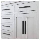 10 Pack Kitchen Cabinet Pulls - Kitchen Cabinet Handles for Dresser Drawers - L-Shaped Cross Sections (17.72 inches,Silver)