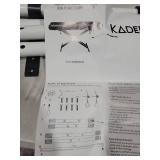 Kadence Heavy-Duty, Double-X, Adjustable Piano Keyboard Stand with Locking Straps (White)