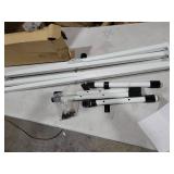 Kadence Heavy-Duty, Double-X, Adjustable Piano Keyboard Stand with Locking Straps (White)
