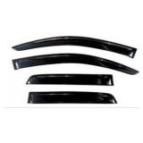 KPY Window Visor Compatible with Chevrolet Colorado Crew Cab 2015-2022, GMC Canyon Crew Cab 2015-2022, Rain Guard Side Vent Deflectors Tape-On Style, 2015 2016 2017 2018 2019 2020 2021 2022