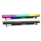 LED Stage Wash Lights Bar,120W 40\" LED Stage Pixel Lights Bar,36 RGBW LED DJ Strip Light with Detachable Cover,DMX Control Sound Activated Uplight for Club Wedding Party DJ Gig Band Light