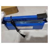 Impulse Heat Sealer Manual Bags Sealer Heat Sealing Machine 12 Inch Impulse Sealer Machine for Plastic Bags PE PP Bags with Extra Replace Element Grip