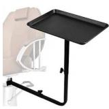 Salon Tray Attached to Chair, Adjustable Height Salon Holder, Barber Chairs Tray