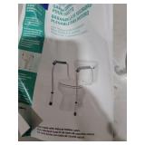 Medline - Guardian Toilet Safety Rails, 300-lb. Weight Capacity, One Pair for One Toilet - Silver