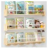 Nursery Book Shelves 34 inchs, Floating Book Shelves
