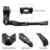 TOPCABIN Bike Kickstand Adjustable Aluminium Alloy Bicycle Kickstand Bike Side Kickstand Fit for 22\ 24\" 26\" 28\" Mountain Bike Road Bike/BMX/MTB (Black for 22-24-26-27-28 inch bike)"