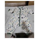 Toddler Sleep Bag, Winter Long Sleeve Sleep Bag with Feet - 2.5Tog Wearable Blanket for Early Walkers, Green Forest (2T-3T)
