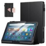 MoKo for Amazon Kindle Fire Max 11 Case (13th Generation, 2023 Release) 11\" - Slim Folding Stand Cover Case for Fire 11 Tablet with Auto Wake/Sleep, Black