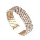 Elegant Crystal Rhinestone Bangle Bracelet