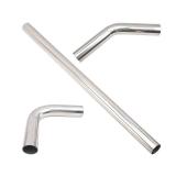 FGJQEFG 4 Inch DIY Custom Mandrel Exhaust Pipe Tube Pipe, 40 Inch Straight Pipe, 4