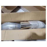 FGJQEFG 4 Inch DIY Custom Mandrel Exhaust Pipe Tube Pipe, 40 Inch Straight Pipe, 4