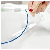 Countertop Protector 42 x 72 Inch Clear Table Cover Pad 1.5mm Thick PVC Plastic Desk Protector Clear Desk Mat Waterproof Cover for Dining Office Desk Kitchentop Wedding