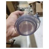 Countertop Protector 42 x 72 Inch Clear Table Cover Pad 1.5mm Thick PVC Plastic Desk Protector Clear Desk Mat Waterproof Cover for Dining Office Desk Kitchentop Wedding