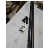 Tension Curtain Rod, 51-165 Inch,Spring Shower Closet for Windows or Shower,Easy to Install, No Drilling, Rust, Bathroom, Rod Diameter 1.26 Inches, Black,Umimile missing parts