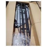 Ironing Board 48\" x 15\" with Retractable Iron Rest, RAINHOL Heavy Duty Full Size Iron Board, Sturdy Wide Frame with Thick Padding Cover, Height-Adjustable, Black