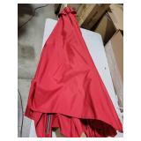 11FT Patio Umbrella Table Market Umbrella w/Crank Outdoor Umbrellas for Garden,  missing pole