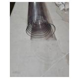 LovePads 1.5mm Thick 42 x 96 Inch Clear Table Cover Protector, Table Protector for Dining Room Table, Plastic Table Cover, Clear Plastic Tablecloth Protector, Dining Table Protectors Pads