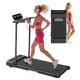 Walking Pad Treadmill with Handle Bar, Compact Portable Treadmills for Home Small,
