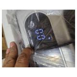 Under Desk Treadmill, Walking Pad for Home and Office, 2.5 HP Portable Walking Jogging Running Machine and LED Display, Silver powers on