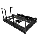 ALAMENGDA Open Computer Case,Open Air Pc Case, Two-Way Server Motherboards AccessoriesTest Stand, DIY Pc Test Bench (E-ATX)