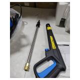 Electric Pressure Washer 5000PSI-Max 3.6GPM Power Washer Touch Screen Adjustable Pressure,4 Nozzles and 500ml Foam Cannon Power Washer Cleaning for Patio Blue