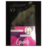 Goody Black Overnight Heatless Hair Curler Set with Claw Clip and Satin Scrunchies  No Heat  4 Ct - Retail: $12