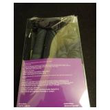 Goody Black Overnight Heatless Hair Curler Set with Claw Clip and Satin Scrunchies  No Heat  4 Ct - Retail: $12