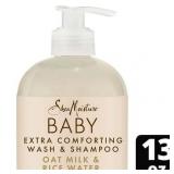SheaMoisture Baby Wash and Shampoo Oat Milk and Rice Water with Shea Butter for Babies 13 oz - Retail: $55