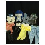 Set of 9 Assorted Designer Hair Bows Clips Barrets - Retail: $72