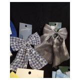Set of 9 Assorted Designer Hair Bows Clips Barrets - Retail: $72